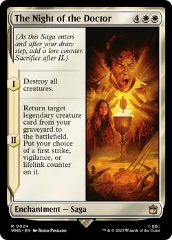 The Night of the Doctor Doctor Who NM Enchantment Rare MAGIC MTG CARD ABUGames - Image 1