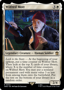 Wilfred Mott Doctor Who NM Creature Rare MAGIC THE GATHERING MTG CARD ABUGames - Image 1