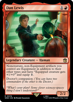 Dan Lewis Doctor Who NM Creature Rare MAGIC THE GATHERING MTG CARD ABUGames - Image 1