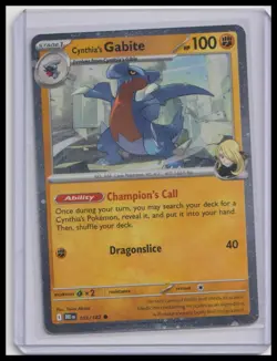 Cynthia's Gabite (Cosmos Holo) Common Miscellaneous Cards & Products 103/182 NM - Image 1