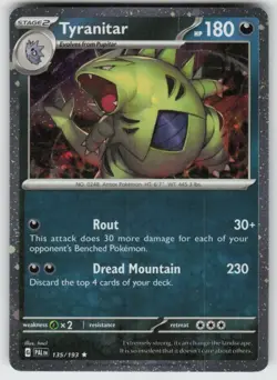 GGC-6 Holo Tyranitar - (Cosmo Foil) 135/193 Promo Miscellaneous Cards & Products - Image 1