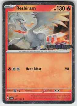 Holo Foil Reshiram (Stellar Crown Stamped) 022/142 Uncommon Miscellaneous Cards - Image 1