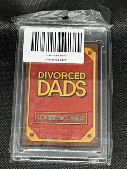 Divorced Dads Court Of Chaos Inheritance Serialized Card #’d 587/999 Sealed New - Image 2