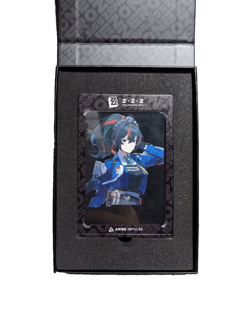 Zenless Zhu Yuan ULTRA RARE BLACK Metal Card - ZZZ x Anime Impulse Exclusive - Image 1