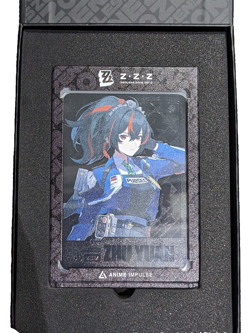 Zenless Zhu Yuan ULTRA RARE BLACK Metal Card - ZZZ x Anime Impulse Exclusive - Image 3