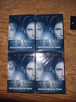 The X-Files CCG Starter Decks Set of 4 – 60 Cards Each - Image 1