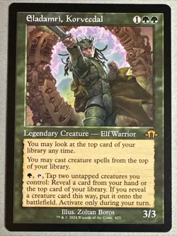 MTG / Eladamri, Korvecdal / MH3 / #423 / Regular (Retro Frame) / Mythic / NM - Image 1