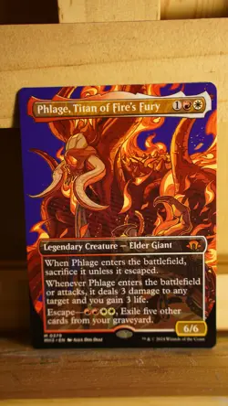 Phlage, Titan of Fire's Fury - NM - Borderless - Modern Horizons 3 - MTG - Image 1