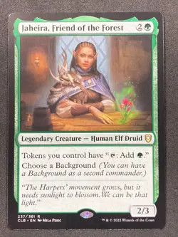 Jaheira, Friend of the Forest 237 MTG Battle for Baldur's Gate - Pack Fresh - Image 1
