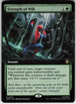 GGC-11 Strength of Will (Extended Art) 267 Rare Marvel's Spider-Man Near Mint - Image 1