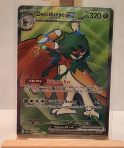 Decidueye ex 100/88 Double Rare Full Art Pokemon Perfect Order ME03 Mint/NM - Image 1