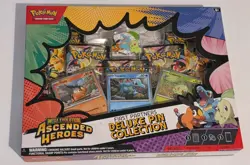 Pokemon TCG Ascended Heroes First Partners Deluxe Pin Collection New And Sealed - Image 1