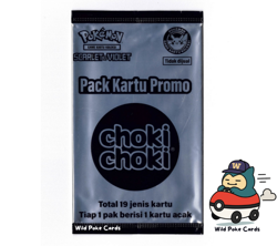 Pokemon Indonesian Exclusive Choki Choki Promo Stamped Pack Sealed **US SELLER** - Image 1