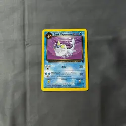 LP Unlimited Dark Vaporeon 45/82 Uncommon Team Rocket Pokemon Mitsuhiro Arita - Image 1
