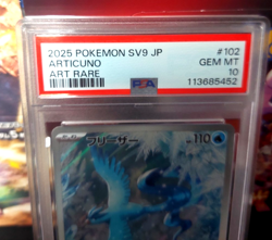 2025 Pokemon SV9 Japanese Articuno Art Rare #102 PSA 10 GEM MT - Image 2