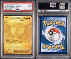 Pokemon Mega Charizard X ex 130/094 Phantasmal Flames Mega Hyper Rare Holo PSA 9 - Image 3