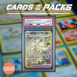 Carte Pokemon Phyllali 144/131 EV8.5 Evolution Prismatique PSA 10 GEM MINT🇫🇷🔥 - Image 1