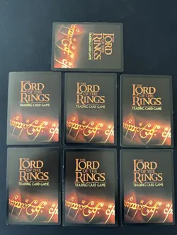 Lord Of The Rings Trading Card Game Lot 7 Cards - 2002 Decipher - Image 2