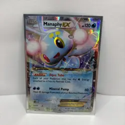 Manaphy EX 32/122 MINT Condition. Pokemon XY Breakpoint - Image 1