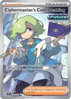 LP Pokemon Ciphermaniac's Codebreaking - 198/162 - Ultra Rare Lightly Played Tem - Image 1