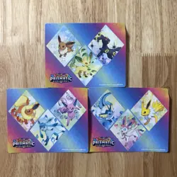 Pokemon TCG Prismatic Evolutions Tech Sticker Collection Set Of 3 STICKERS ONLY - Image 1