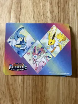Pokemon TCG Prismatic Evolutions Tech Sticker Collection Set Of 3 STICKERS ONLY - Image 3