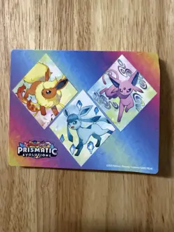 Pokemon TCG Prismatic Evolutions Tech Sticker Collection Set Of 3 STICKERS ONLY - Image 4