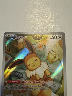Eevee - Prismatic Evolutions Pokemon Center 173 Scarlet & Violet Promo Card Holo - Image 5