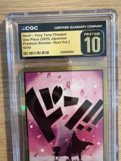 Don Tony Chopper Premium Booster Card PRB-02 Gold Frame (English) - Image 3