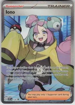 Pokemon Iono Promo SV: Scarlet & Violet Promo Cards 124 NM - Image 1
