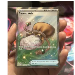 Pokemon Sacred Ash Trainer-Item POR Full Art Holo Card 115/088 - Image 1