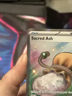 Pokemon Sacred Ash Trainer-Item POR Full Art Holo Card 115/088 - Image 3