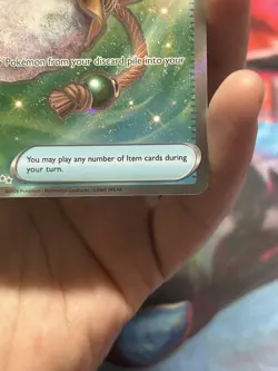 Pokemon Sacred Ash Trainer-Item POR Full Art Holo Card 115/088 - Image 5