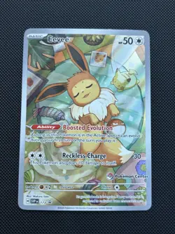 Eevee - Prismatic Evolutions Pokemon Center 173 Scarlet & Violet Promo Card Holo - Image 1
