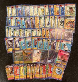 Digimon Trading Card Lot of 69 Digi Battle Series Some 1st Edition and Holos '99 - Image 1