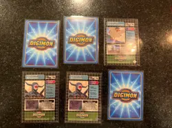 Digimon Trading Card Lot of 69 Digi Battle Series Some 1st Edition and Holos '99 - Image 3