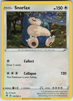 Pokemon Snorlax - (Cosmos Holo) Promo Miscellaneous Cards & Products 141/192 NM - Image 1