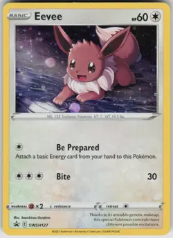 Pokemon Eevee - Promo SWSH: Sword & Shield Promo Cards SWSH127 NM - Image 1