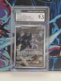 CGC 9.5 Mewtwo 052 Scarlet & Violet Promo Holo Pokemon TCG Card 2023 - Image 1