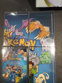 Topps BLUE Label * CHECK LIST **PUZZLE PICTURE**Non Foil Pokemon Card NM 5 CARDS - Image 1
