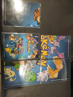 Topps BLUE Label * CHECK LIST **PUZZLE PICTURE**Non Foil Pokemon Card NM 5 CARDS - Image 2