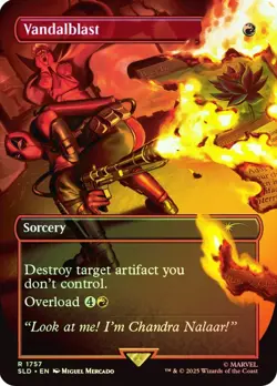 Vandalblast Foil Marvel Secret Lair NM MTG - Image 1