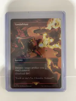 Foil Secret Lair Vandalblast Magic Cards MTG Deadpool Marvel - Image 1