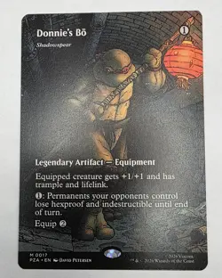 Donnie's Bo (Borderless) Teenage Mutant Ninja Turtles Regular NM Never Played - Image 1