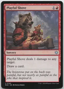 Playful Shove (145) Bloomburrow NM - MTG - Image 1