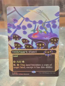 FOIL 0044 Thespian's Stage STELLAR SIGHTS BORDERLESS Edge of Eternities MTG Card - Image 1