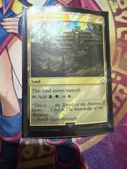 MTG: Jungle Shrine (Surge Foil) Commander: Final Fantasy Foil LP - Image 1