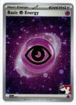 Play! Pokemon Prize Pack 6 Cosmo Holo Psychic Basic Energy SVE013 - Image 1
