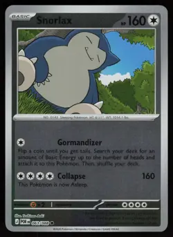 SNORLAX 063/088 COMMON PERFECT ORDER POKEMON REVERSE HOLO NM/M - Image 1