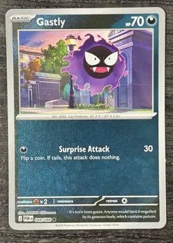 Gastly 048/088 Pokemon ME03: Perfect Order Reverse Holo Card - Image 1